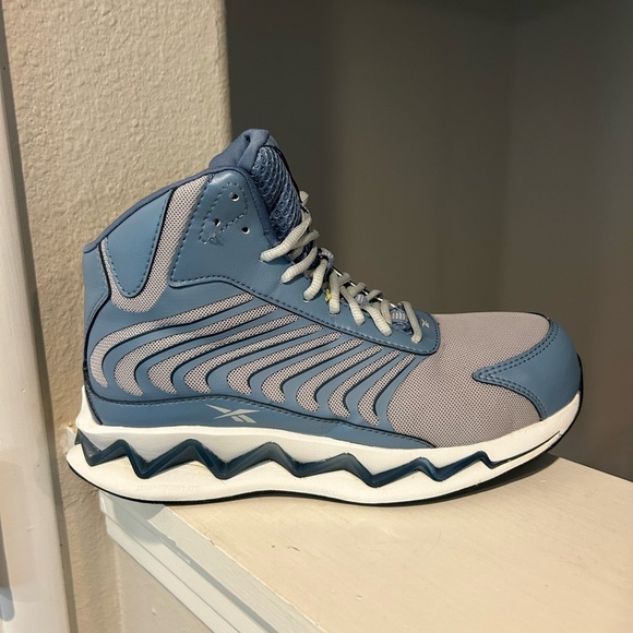 Reebok Womens Zig Elusion Heritage Blue Work Steel Toe ASTM Boots 8 M - Picture 2 of 9